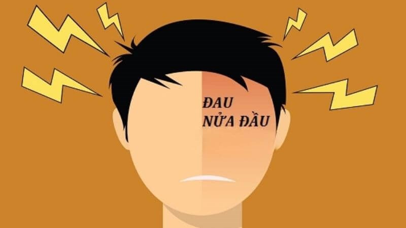 Đau nửa đầu là một trong những triệu chứng hay gặp của đau đầu mạn tính