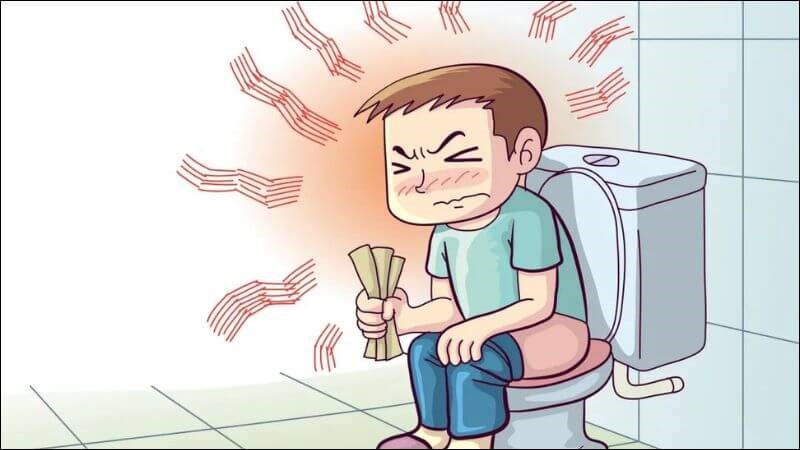 Táo bón là triệu chứng thường gặp của u đại tràng trái