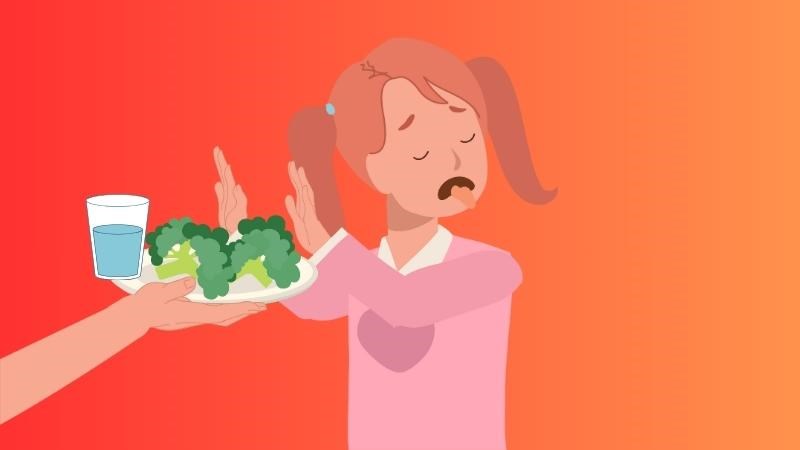 Trẻ không chịu ăn rau và uống đủ nước thì rất dễ bị táo bón