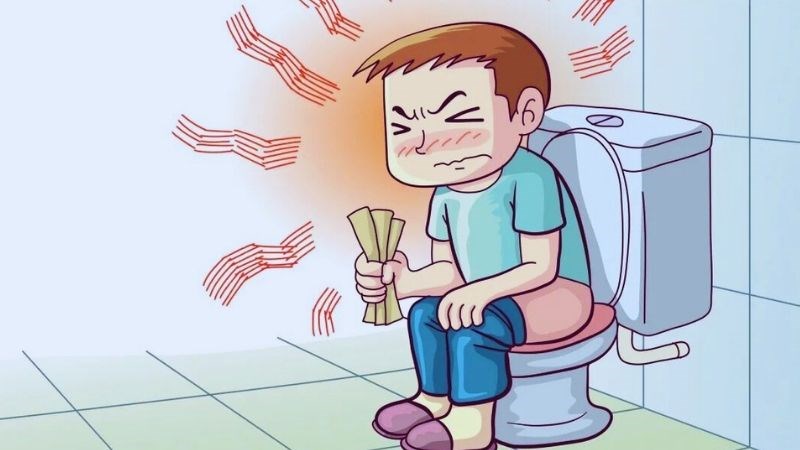Táo bón là nguyên nhân gây nên tình trạng mụn thịt hậu môn
