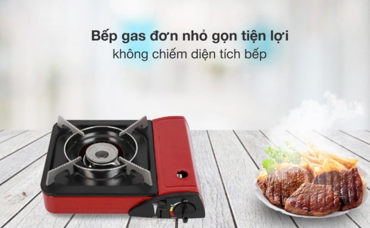 Bếp ga mini Duxton DG-150 có thiết kế nhỏ gọn, phù hợp dành cho người độc thân