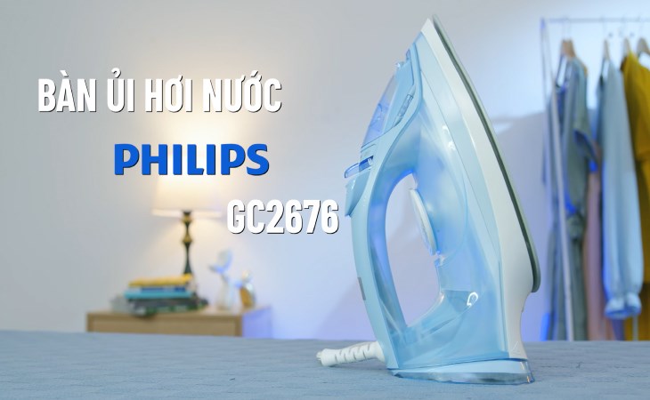 Bàn ủi hơi nước Philips GC2676 2400W đang được Pgdphurieng.edu.vn cung cấp với mức giá 1.100.000 đồng (cập nhật 07/2023, có thể thay đổi theo thời gian), phù hợp với mọi gia đình