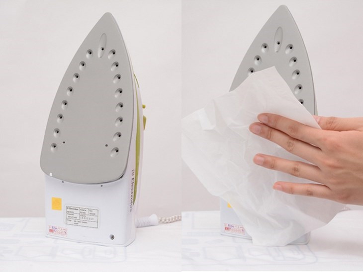 Frequently clean the iron to prevent clothes from getting stained