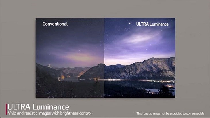 công nghệ hình ảnh Ultra Luminance trên tivi LG