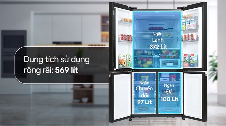 Tủ lạnh Hitachi Inverter 569 lít R-WB640VGV0 GBK sử dụng khay kính chịu lực mỏng, trong suốt giúp tăng vẻ đẹp sang trọng và thời thượng Tủ lạnh Hitachi Inverter 569 lít R-WB640VGV0 GBK sử dụng khay kính chịu lực mỏng, trong suốt giúp tăng vẻ đẹp sang trọng và thời thượng