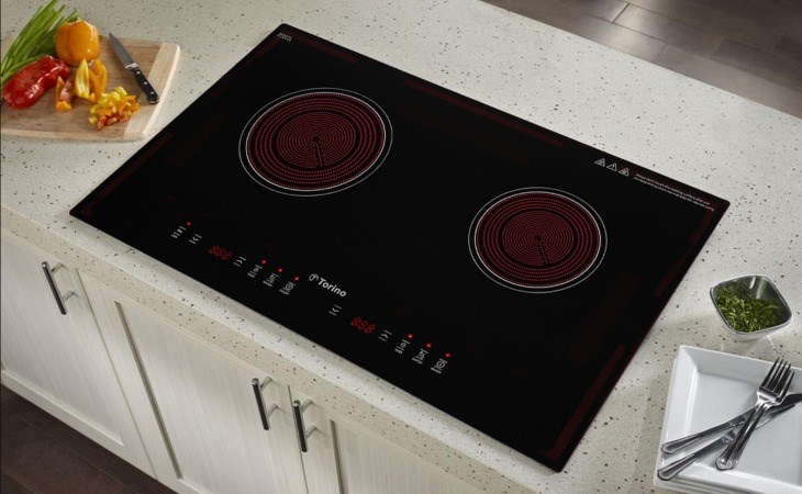 Bếp hồng ngoại đôi lắp âm Torino TC0418C không tạo ra khí thải trong quá trình nấu, thân thiện với môi trường