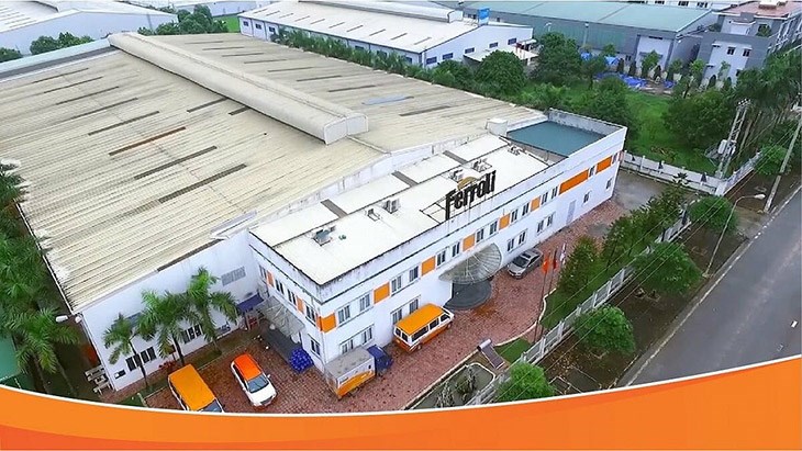 Nhà máy sản xuất của thương hiệu Ferroli tại Việt Nam