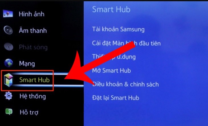 Cài đặt lại Smart Hub để khắc phục mã lỗi 0-1 hoặc 7-1 