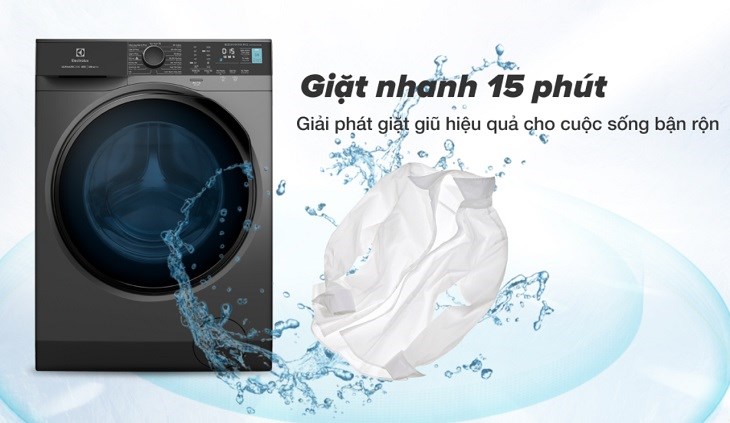 Máy giặt Electrolux Inverter 9 kg EWF9024P5SB được trang bị chế độ giặt yêu thích giúp người dùng lưu chương trình giặt yêu thích thuận tiện cho việc sử dụng lần tới