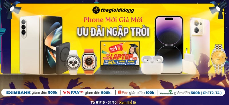 Phone mới giá mời - Ưu đãi ngập trời