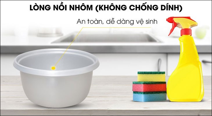 Các loại vật liệu chế tạo nồi cơm điện nắp rời đều đảm bảo chất lượng
