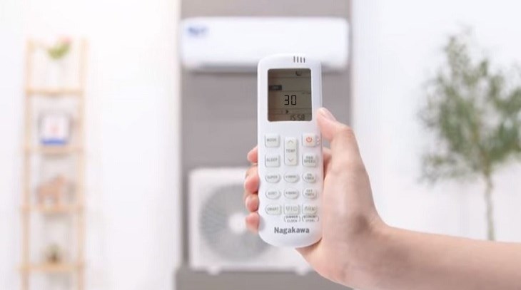 Mức nhiệt độ cao nhất trên máy lạnh Nagakawa Inverter 2 HP NIS-C18R2H10 là 30 độ C