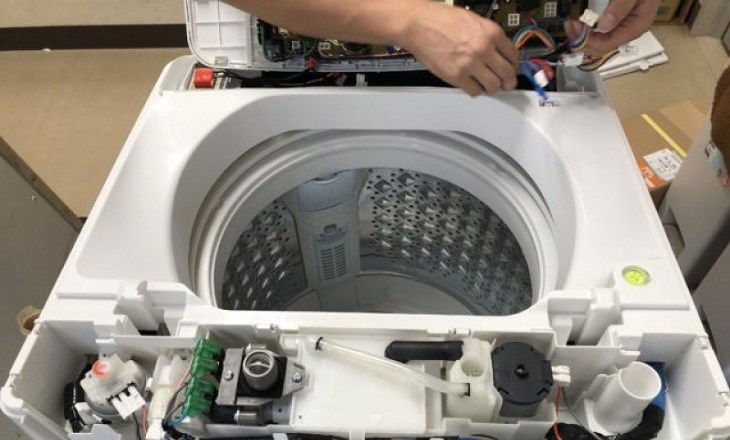 board mạch máy giặt bị lỗi không thể thoát nước