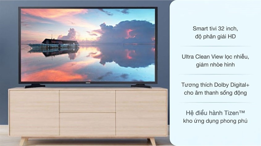 Smart Tivi Samsung 32 inch UA32T4300 được trang bị công nghệ Ultra Clean View chống nhiễu hiệu quả