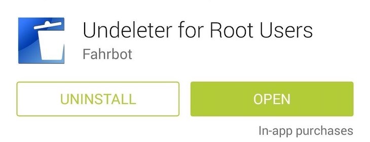 Root Users Undeleter Apps là app khôi phục video đã xóa vĩnh viễn trên Android