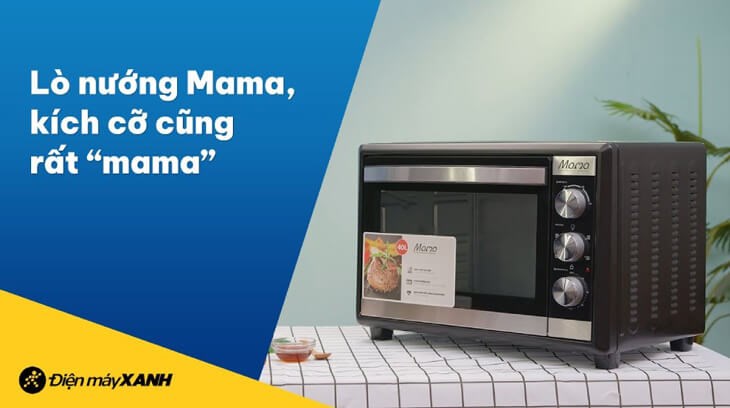 Lò nướng Sunhouse Mama SHD4240 40 lít là thương hiệu uy tín của Việt Nam