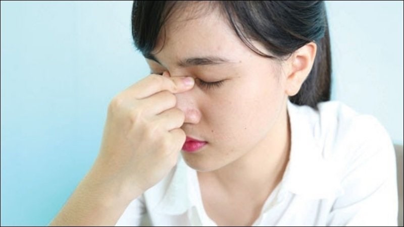 Viêm xoang gây ngứa ngáy mũi, khó thở, mệt mỏi...