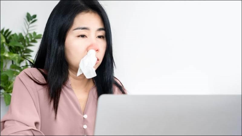 Viêm mũi dị ứng gây ngứa mũi do tăng tiết histamin