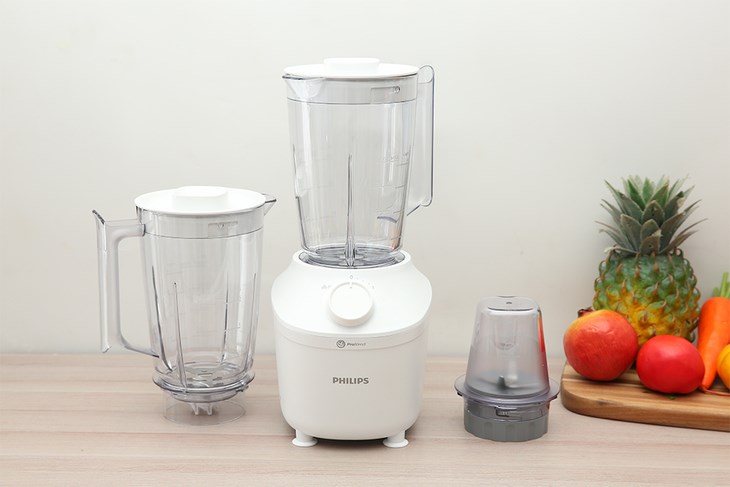 Máy xay sinh tố đa năng Philips HR2041/50 - 3 cối công suất lớn cùng công nghệ ProBlend hỗ trợ xay đá viên tiện lợi