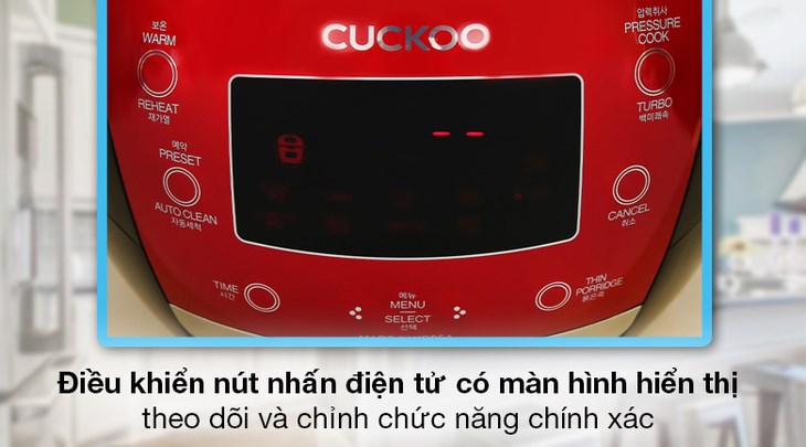 Nồi cơm áp suất cao tần Cuckoo 1.8 lít CRP-HUS1000F trang bị đến 9 chức năng nấu, đáp ứng tốt nhu cầu nấu được nhiều món tiện lợi, dễ dàng