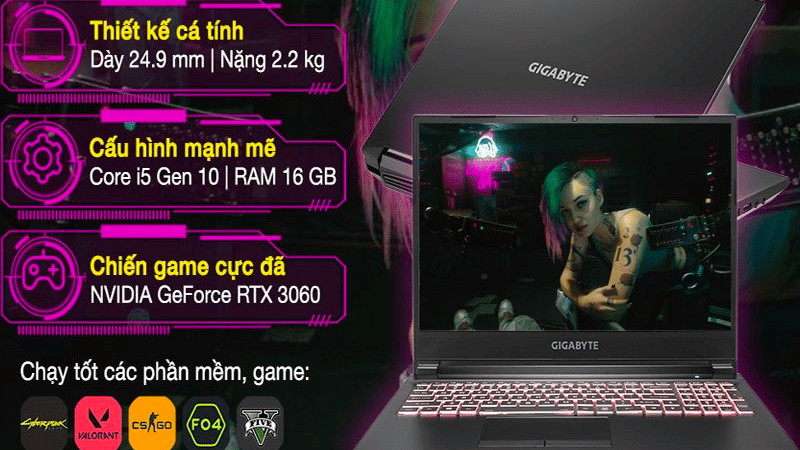 Đối với nhu cầu chơi game, chiếc laptop phải có CPU thế hệ Core i5 trở lên Đối với nhu cầu chơi game, chiếc laptop phải có CPU thế hệ Core i5 trở lên