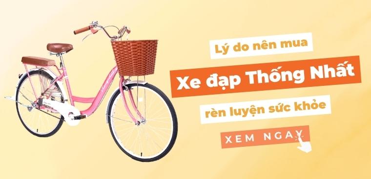 8 lý do nên mua xe đạp Thống Nhất để dạo phố, rèn luyện sức khỏe mỗi ngày