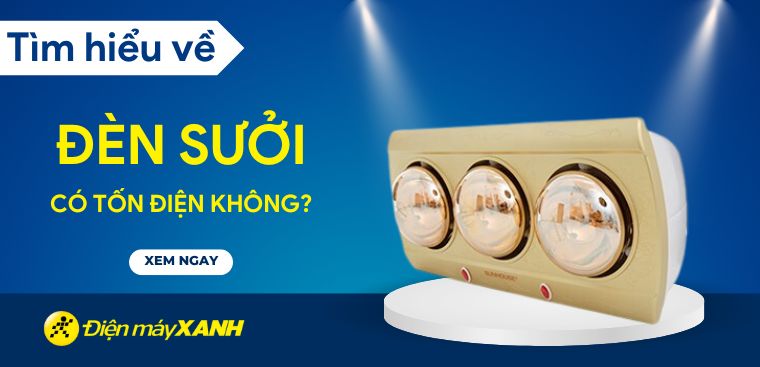 Đèn sưởi có tốn điện không? Nên để công suất đèn bao nhiêu W trong nhà tắm