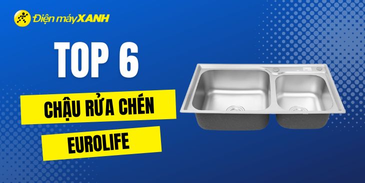 Top 6 chậu rửa chén Eurolife tốt, chất lượng bạn không thể bỏ qua