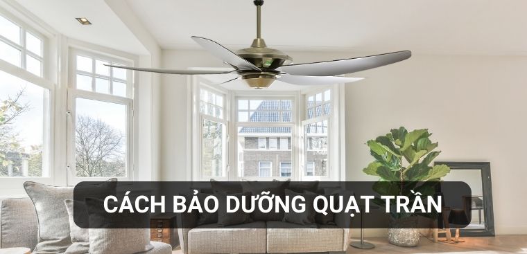 Cách bảo dưỡng quạt trần để tăng tuổi thọ quạt khi sử dụng