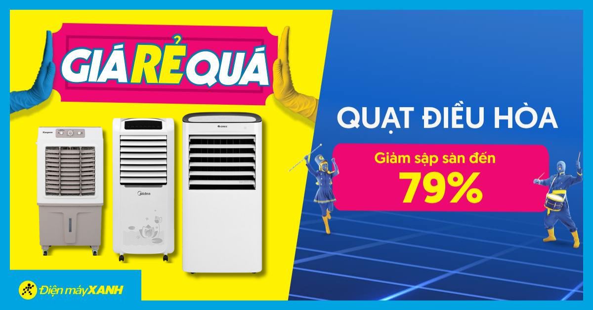 Giá Rẻ Quá: Quạt điều hòa giảm giá SẬP SÀN đến 79%, mua ngay kẻo lỡ!