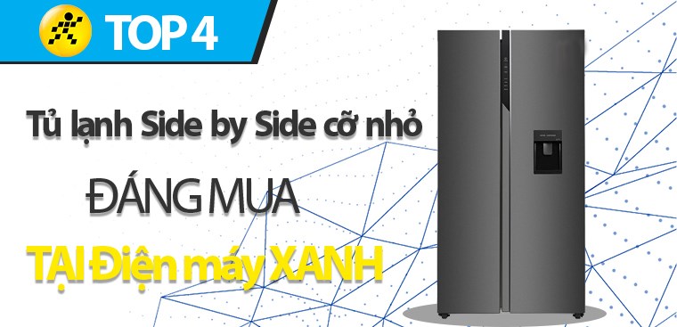 Top 4 tủ lạnh Side by Side cỡ nhỏ đáng mua tại Kinh Nghiệm Hay