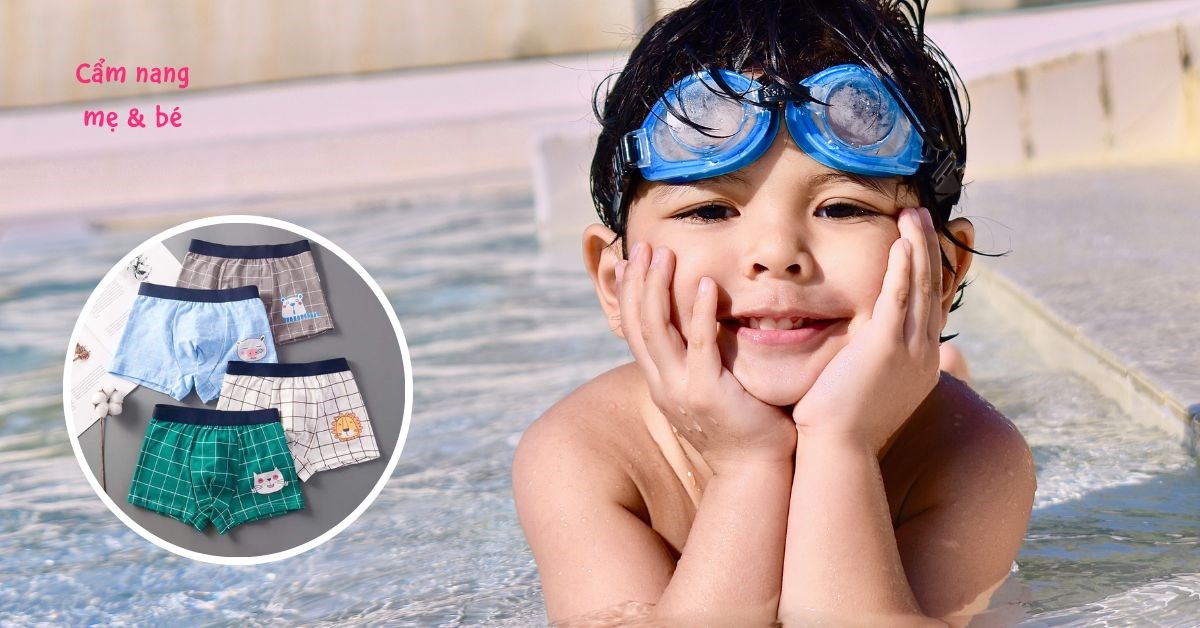 Bé trai bao nhiêu tuổi thì nên mặc quần lót?