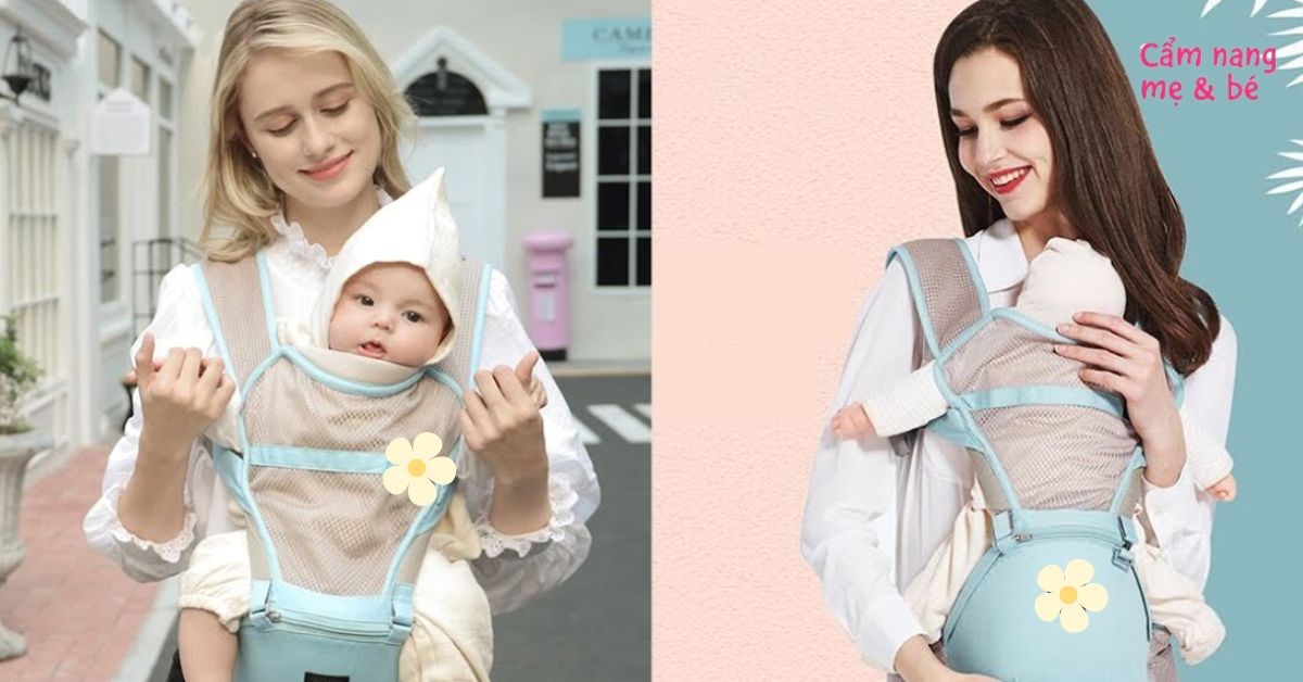 Hướng dẫn cách đeo địu 6 tư thế chi tiết, hiệu quả nhất cho mẹ