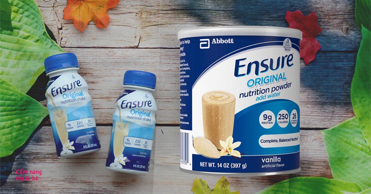 Nên mua sữa Ensure dạng bột hay nước? Loại nào tốt hơn?