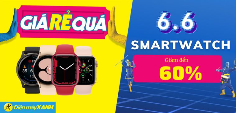 Giá Rẻ Quá: Smartwatch giảm giá CỰC SÂU tới 60%. Mua ngay kẻo lỡ!