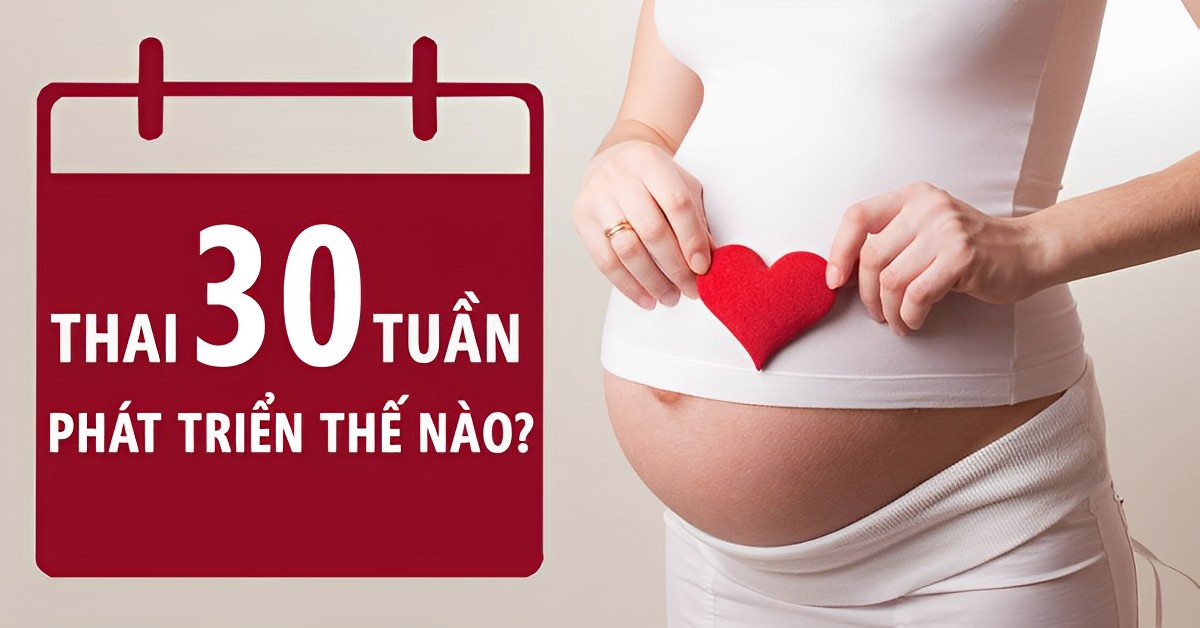 Sự phát triển của thai nhi 30 tuần tuổi và một số lưu ý để sinh con thuận lợi