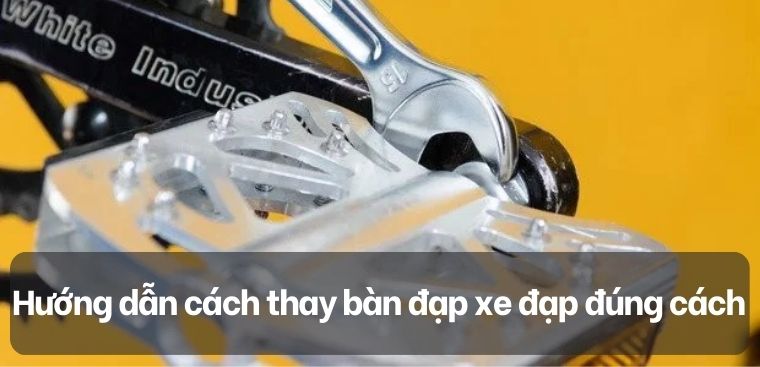 Hướng dẫn cách thay bàn đạp xe đạp đúng cách