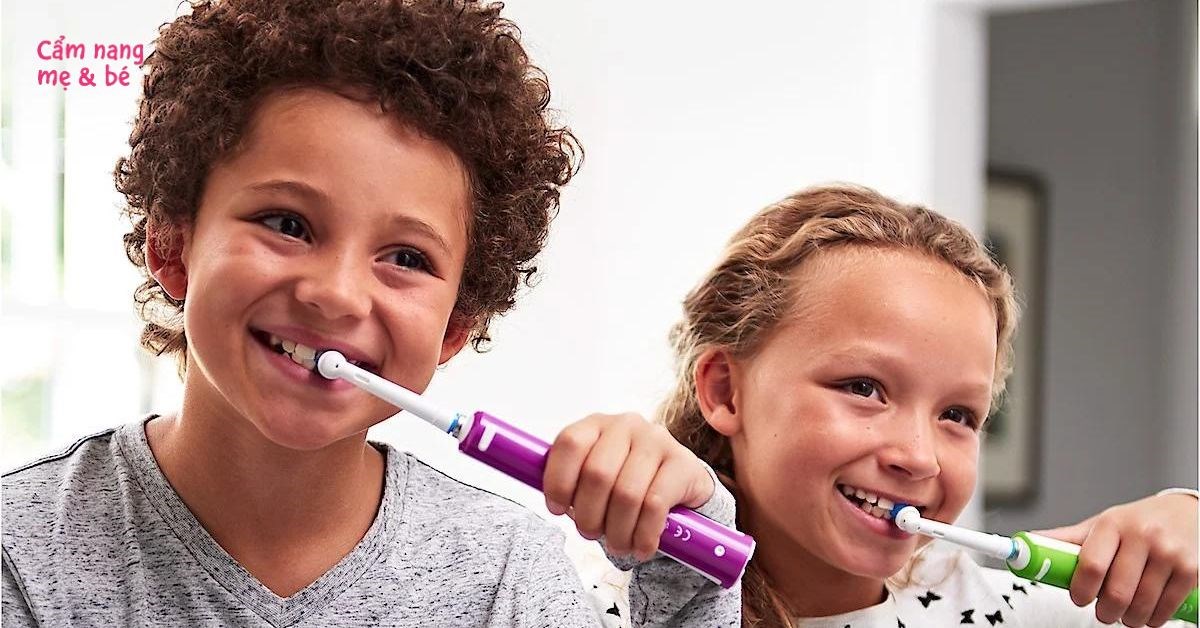 Top 10 bàn chải điện cho bé an toàn, chất lượng được nhiều mẹ tin dùng