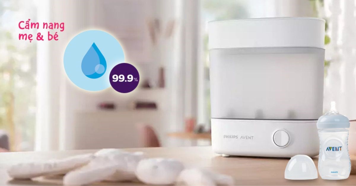 Máy tiệt trùng bình sữa hãng nào tốt? Top 10 thương hiệu uy tín nhất hiện nay