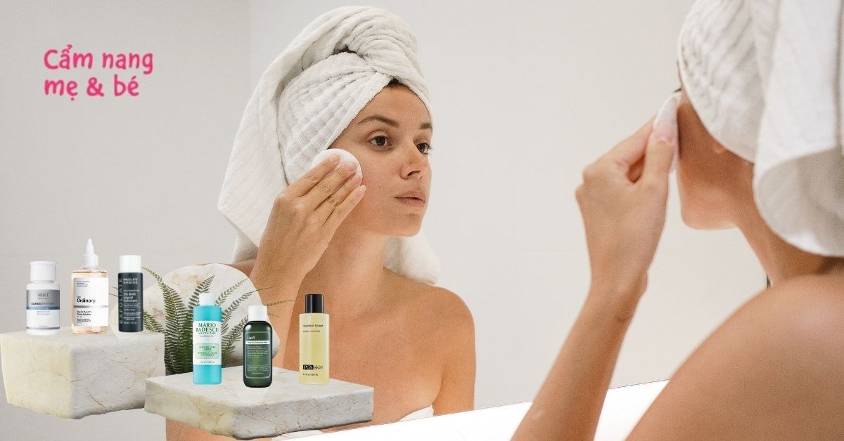 Top 10 toner AHA/BHA giúp chăm sóc da mụn hiệu quả tốt năm 2022