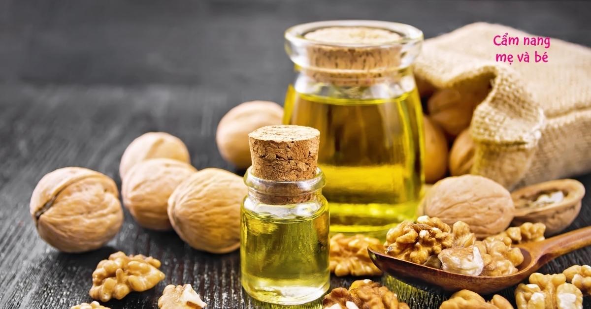 Top 6 dầu óc chó cho bé ăn dặm mà mẹ nên dùng cho bé hiện nay