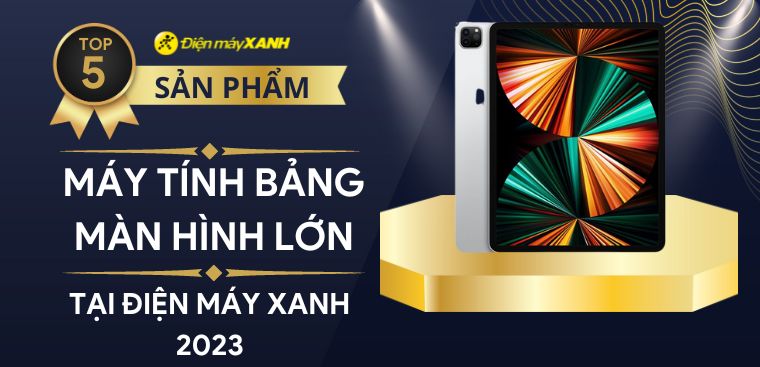 Top 5 máy tính bảng màn hình lớn nhất 2023 tại Điện máy XANH