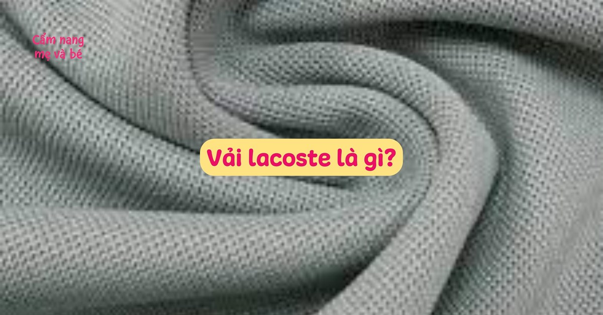 Vải lacoste là gì? Tất tần tật thông tin về vải lacoste