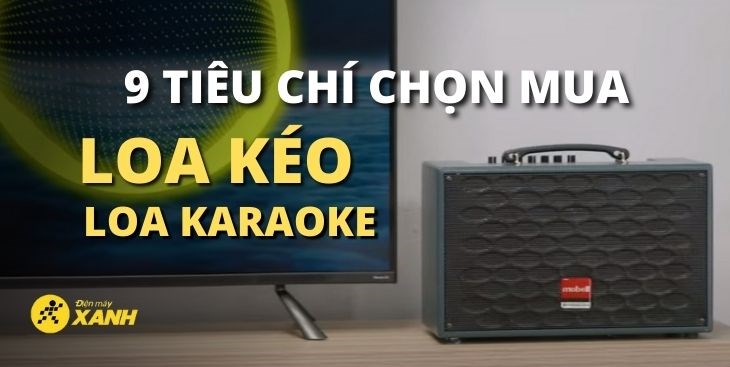 9 tiêu chí chọn mua loa kéo, loa karaoke mà bạn không thể bỏ qua