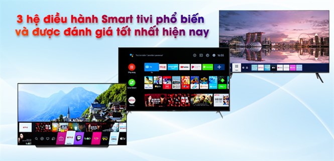 Tổng hợp ứng dụng Smart TV phổ biến, mới nhất