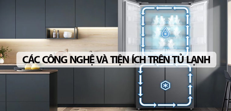 Các công nghệ và tiện ích thường gặp trên tủ lạnh