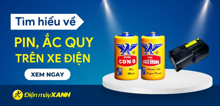Có bao nhiêu loại pin, ắc quy trên xe đạp điện và xe máy điện?