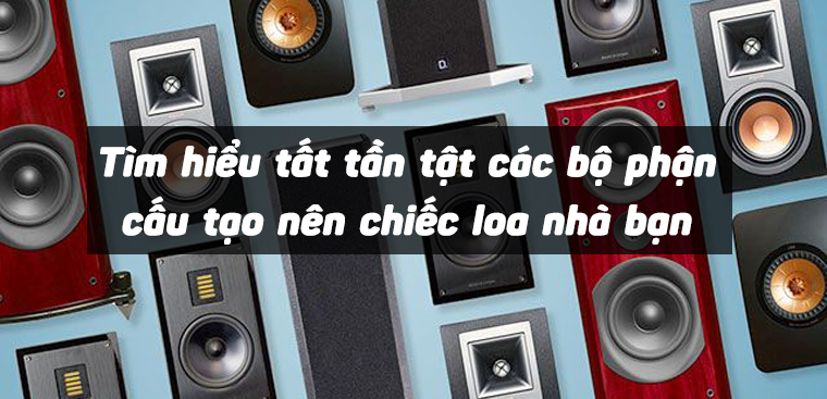 Tìm hiểu tất tần tật 7 bộ phận cấu tạo nên chiếc loa nhà bạn