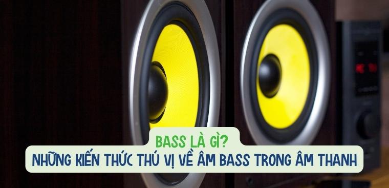 Bass là gì? Những kiến thức thú vị về âm bass trong âm thanh