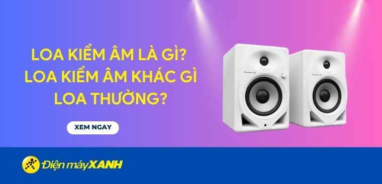 Loa kiểm âm là gì? Loa kiểm âm khác gì loa thường?